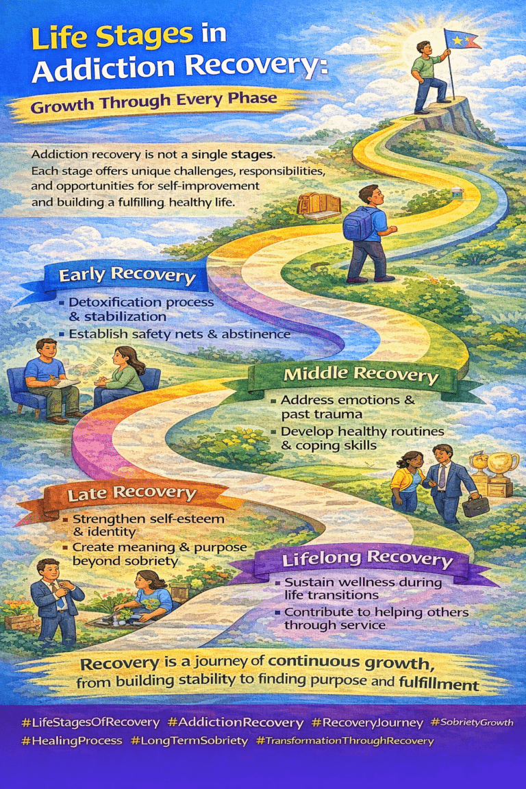 Life Stages in Addiction Recovery - Addiction Treatment for You