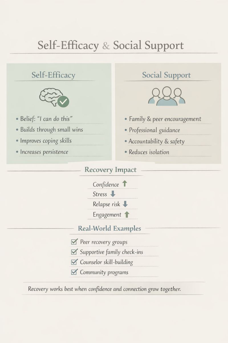 Self-Efficacy and Social Support - Addiction Treatment for You