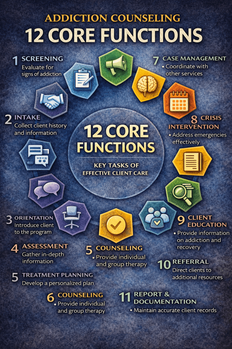 Addiction Counseling: 12 Functions - Addiction Treatment for You