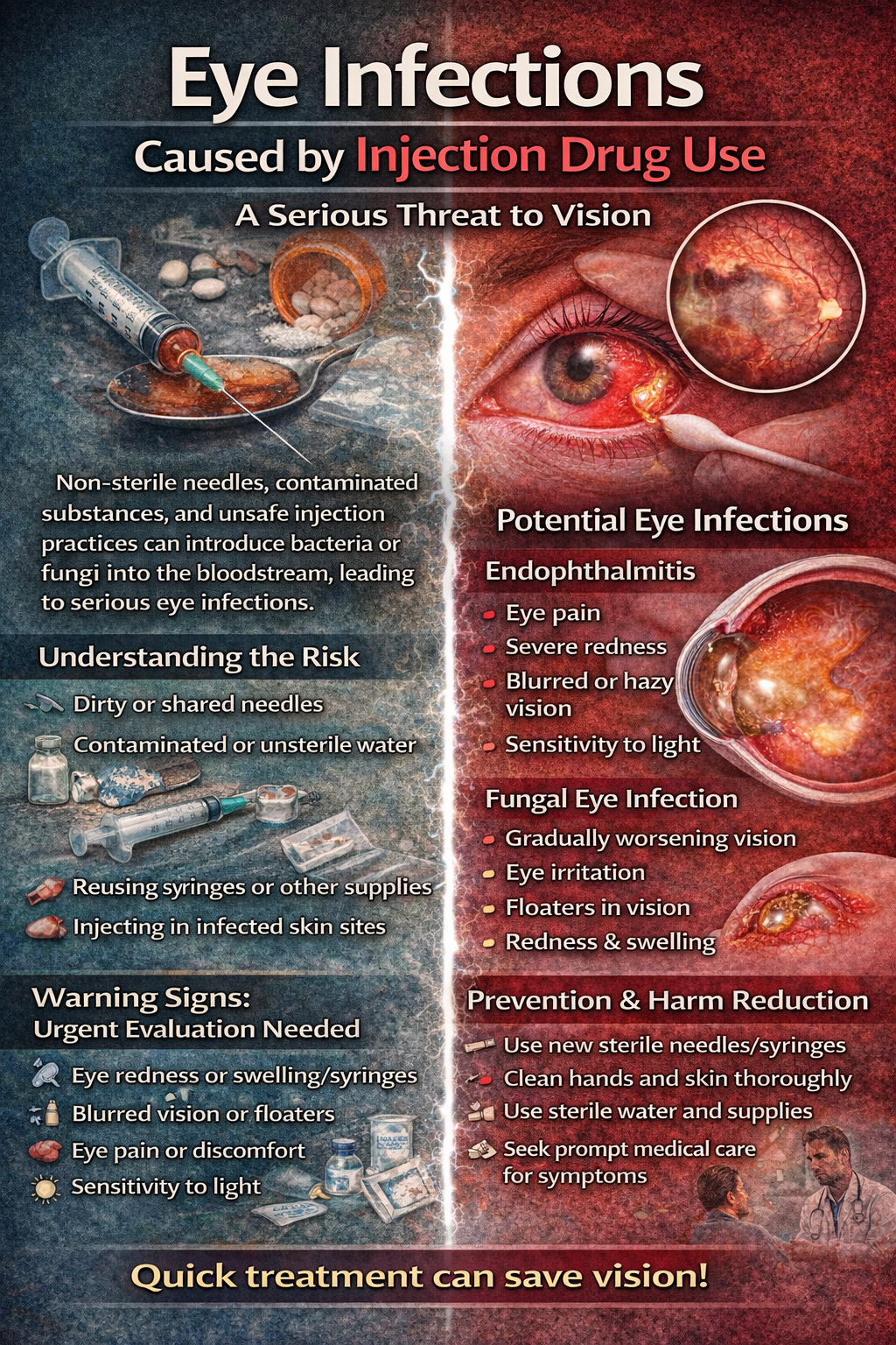 Injection Drug Use & Eye Infections - Addiction Treatment for You