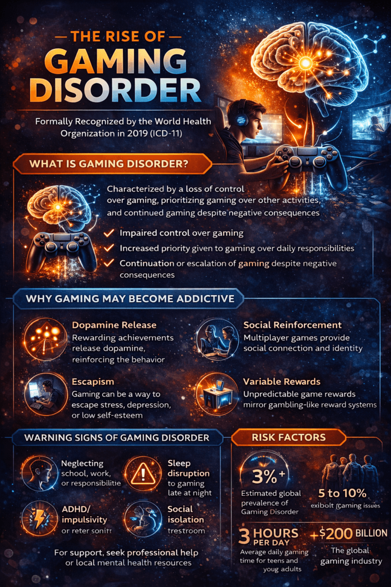 The Rise Of Gaming Disorder Addiction Treatment For You Rise Of Gaming Disorder IG 768x1152 